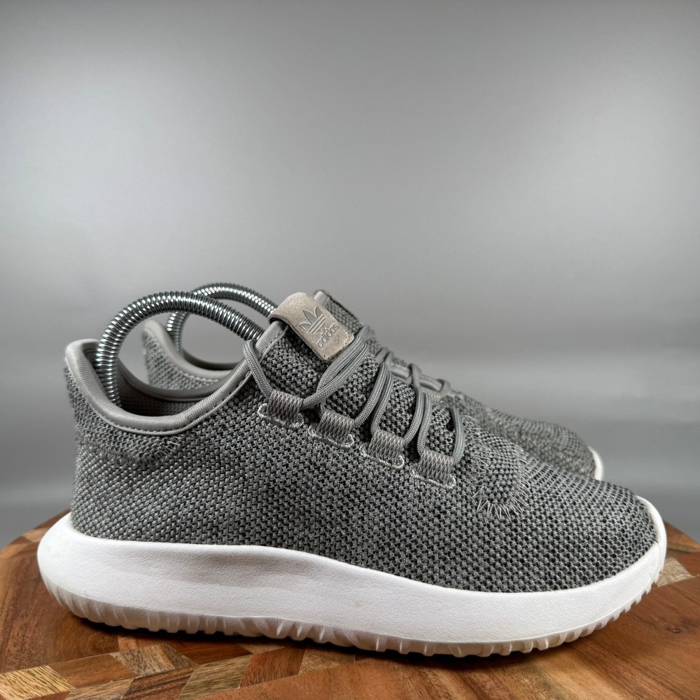 Adidas Tubular Shadow Womens Grey Knit‎ Mesh Sneakers BB8870 Size 6.5
